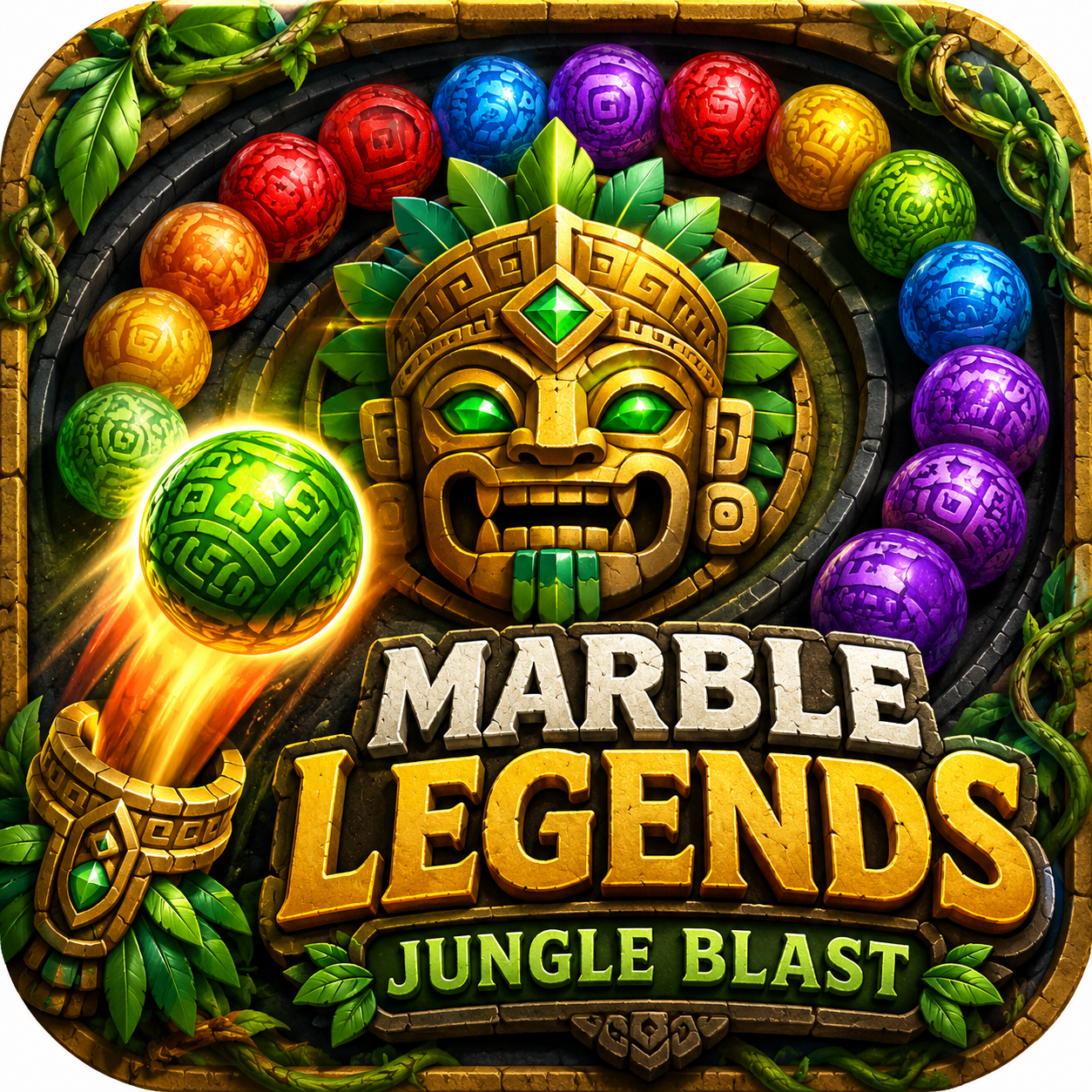 Marble Legends: Jungle Blast Logo